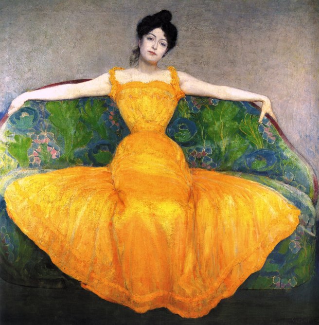 woman-in-a-yellow-dress-max-kurzweil-1899